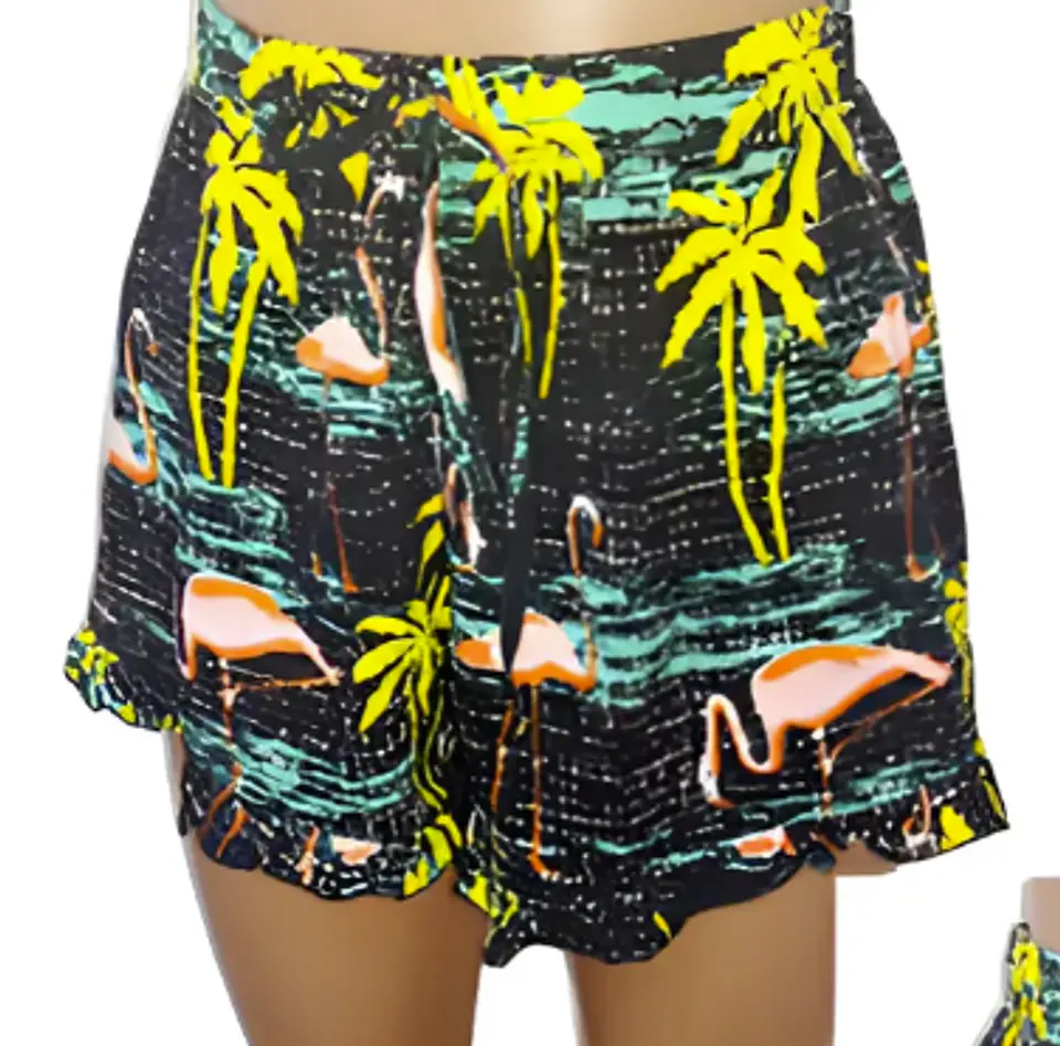 Molde Digital Short Volado Ruedo Patron Pack Talles S Al Xxl 3