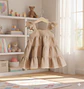 Molde Digital Vestido Beba Triple Volado,pack Talles 1 Al 5 - Miniatura 1