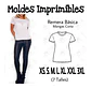 Moldes Patrones Imprimibles Remera Basica Mc Diy Xs Al 3xl - Miniatura 2