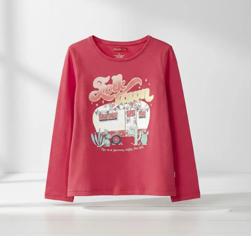 Molde Digital Remera Manga Larga Niña Pack Talles 2 Al 16 1