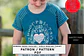 Molde De Costura, Patron Remera Ranglan Mc Nena , Imprimible - Miniatura 1