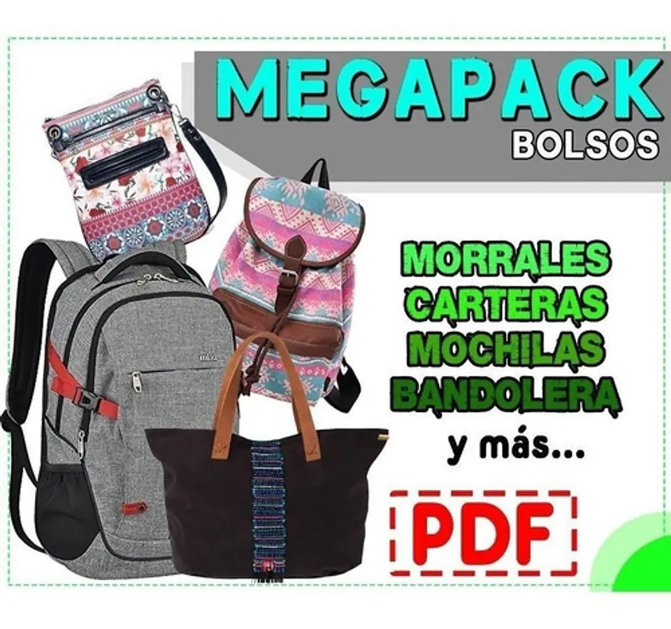 Patrones Moldes Costura- Bolsos, Carteras Y Más 1