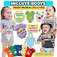 Moldes Y Patrones De Ropa Para Bebés Bodys Enteritos Campera - Miniatura 5