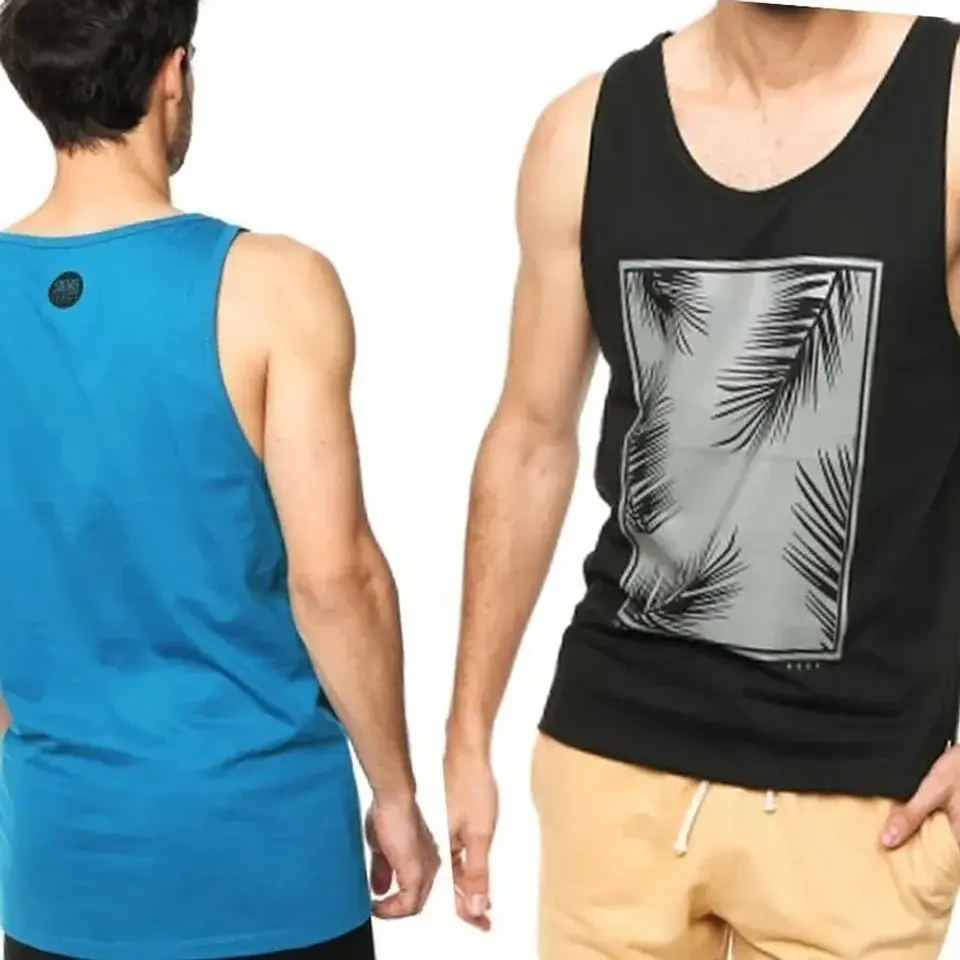 Molde Digital Playera Musculosa Hombre Patron Pack 5 Talles 2