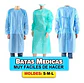 Moldes Y Patrones Uniformes Médicos Batas Cofias Delantal - Miniatura 5