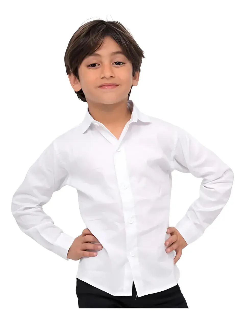 Molde Digital Camisa Niños Manga Larga, Pack Talles 2 Al 16 1