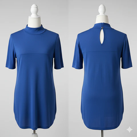 Molde Digital Vestido Con Canesu, Patron Pack Talles S A Xxl