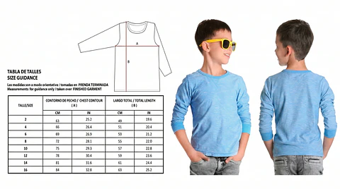 Molde De Costura, Patron Polera Basica Ml Nene, Imprimible