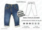 Molde Imprimible Jean Clasico Bebes 6 Talles - Miniatura 2