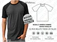 Molde Patron Imprimible Polera Hombre Manga Ranglan S Al Xl - Miniatura 2