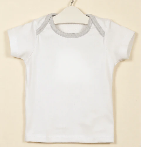 Molde Digital Polera Bebe Cuello Americano, Talles 1 Al 5