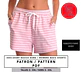 Molde De Costura, Patron Short Con Bolsillo Dama, Imprimible - Miniatura 2