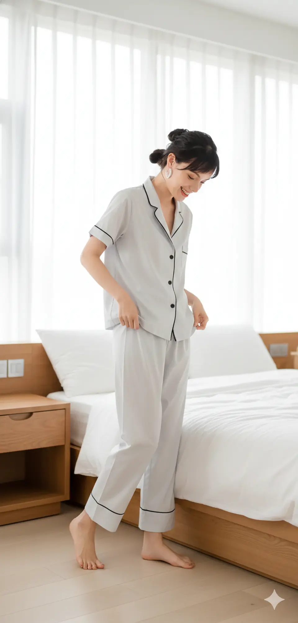 Molde Digital Conjunto Pijama Pantalon y camisa, pack 5 Talles! 1