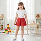 Molde Digital Short C/volado Ruedo Niña, Pack Talles 2 A 16 - Miniatura 1