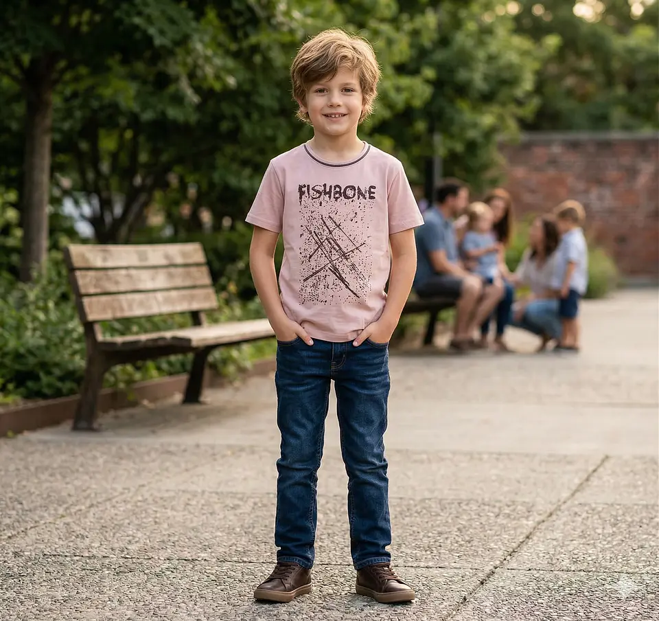 Molde Digital Polera Manga Corta Niños Pack Talles 2 Al 16 2