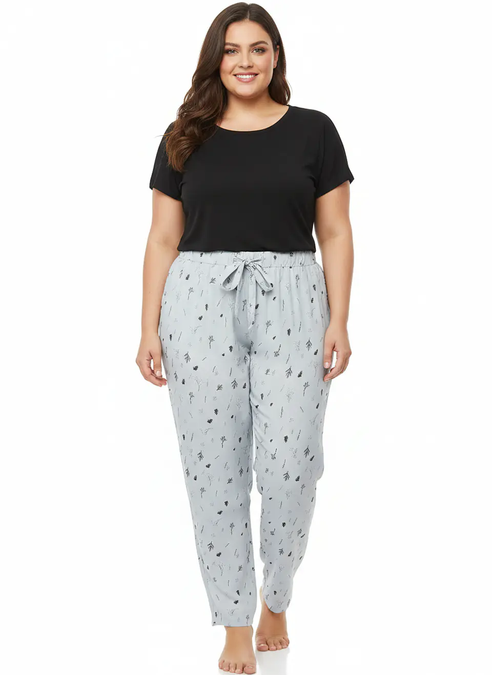 Molde Digital Pantalon Pijama Mujer, Pack Talles 3xl Al 7xl 1