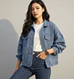 Molde Digital Chaqueta Jean Manga Caida, Pack Talles S A Xxl - Miniatura 1