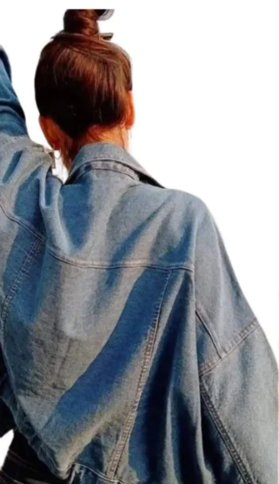 Molde Digital Chaqueta Jean Manga Caida, Pack Talles S A Xxl 3