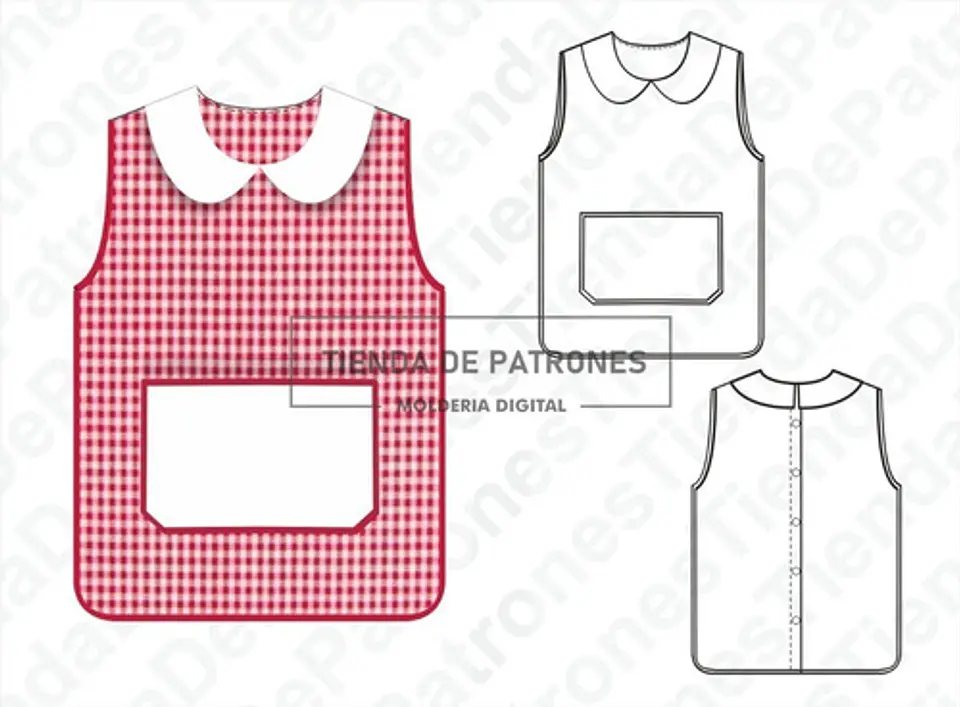 Molde Imprimible Pechera Pintorcito Jardin Unisex Del 2 Al 8 2