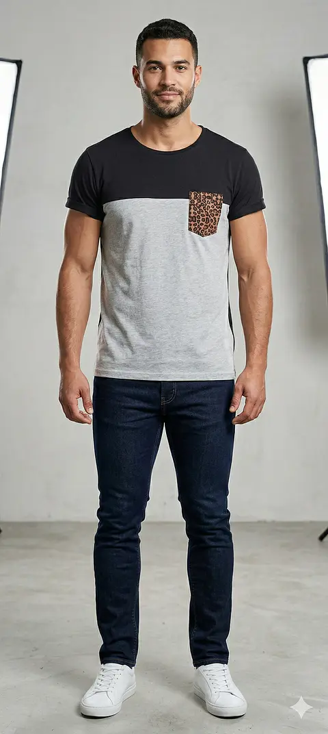 Molde Digital Polera C/recorte+bolsillo Pack Talles S Al Xxl