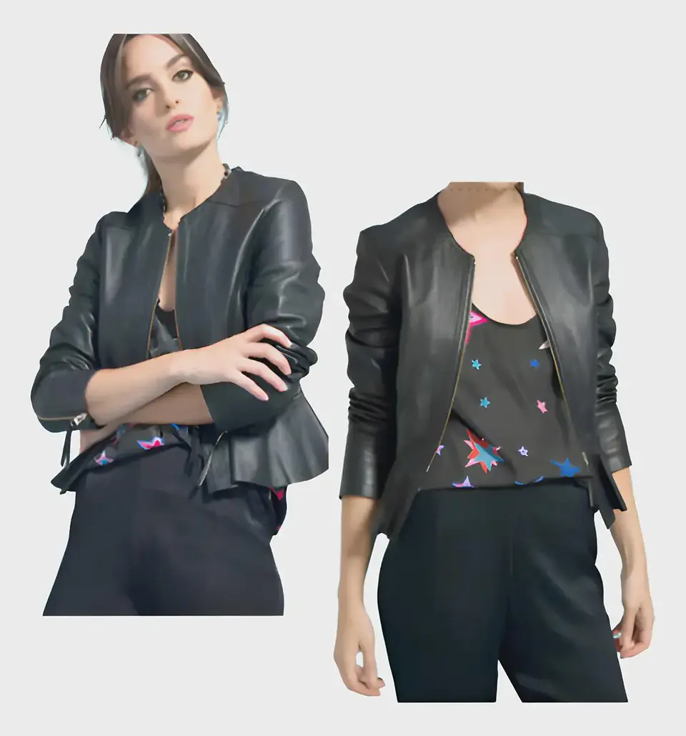 Molde Digital Chaqueta Cuerina Volado Ruedo Pack 5 Talles! 2