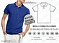 Molde Patron Imprimible Polera Polo Hombre Talles Del Xs Al 3xl - Miniatura 1