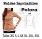 Moldes Patrones Imprimibles Beatle Xs Al 3xl Modelista - Miniatura 2