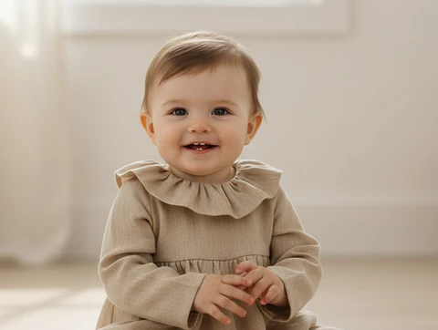 Molde Digital Body Bebe Cuello Arlequin, Pack Talles 1 Al 5