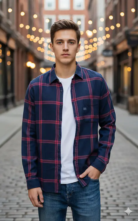 Molde Digital Camisa Manga Larga Hombre Pack De 5 Talles!