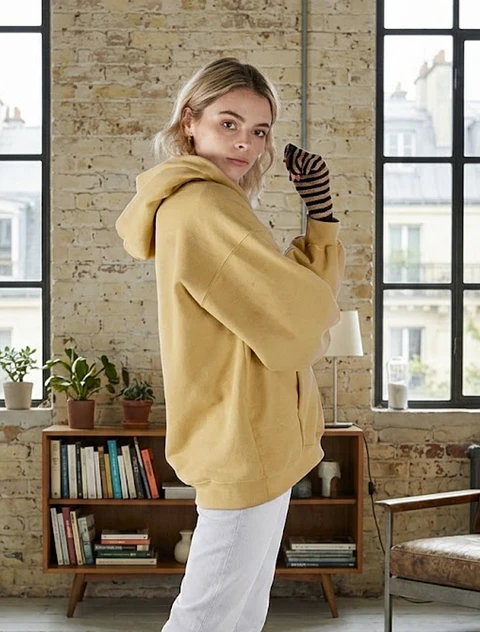 Molde Digital Polerón Con recorte Oversize Unisex, Talles S A Xxl