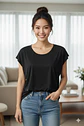 Molde Digital Polera Manga Caida Mujer, pack Talles S A Xxl - Miniatura 1