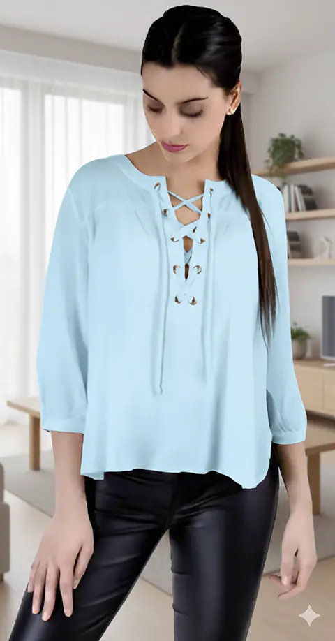 Molde Digital Blusa Canesu C/frunces Patron Pack 5 Talles!
