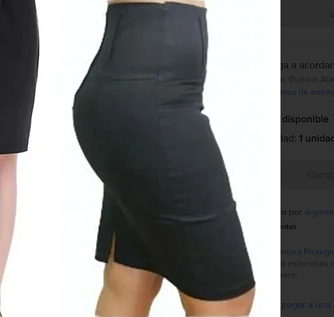 Molde Digital Falda De Vestir / Oficina, Pack Talles S A Xxl