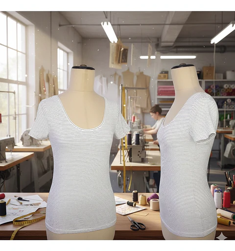 Molde Digital Remera Escotada Al Cuerpo Pack Talles S A Xxl