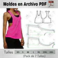 Moldes Patrones Imprimibles Musculosa Sudadera Xs Al 3xl - Miniatura 1