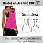 Moldes Patrones Imprimibles Musculosa Sudadera Xs Al 3xl - Miniatura 2
