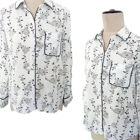Molde Digital Camisa Pijama Con Vivos Patron Pack 5 Talles!