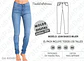 Molde Patrón Imprimible Jean Mujer T38/40/42/44 Envío Gratis - Miniatura 2