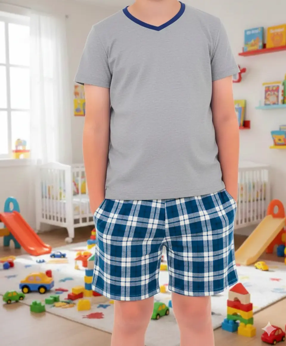 Molde Digital Short Pijama Niños, Patron Pack Talles 2 Al 16 1