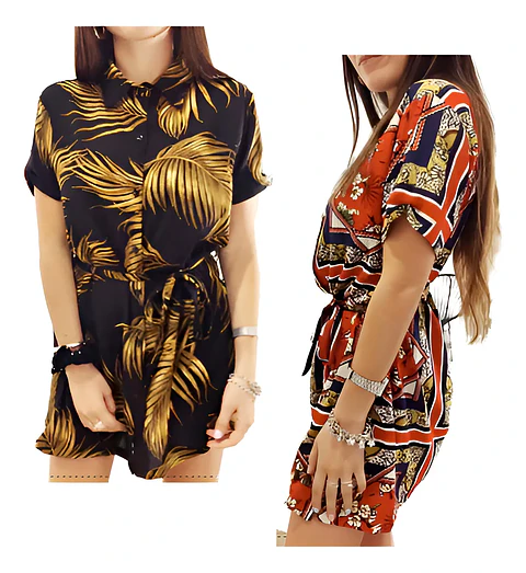 Molde Digital Vestido Camisa Con Lazo, Pack Talles S Al Xxl