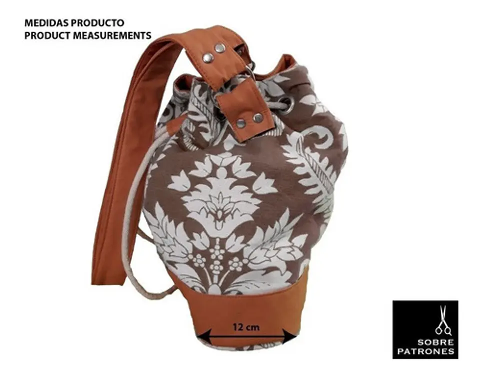 Molde De Costura, Patron Cartera Bandolera , Imprimible Pdf 6