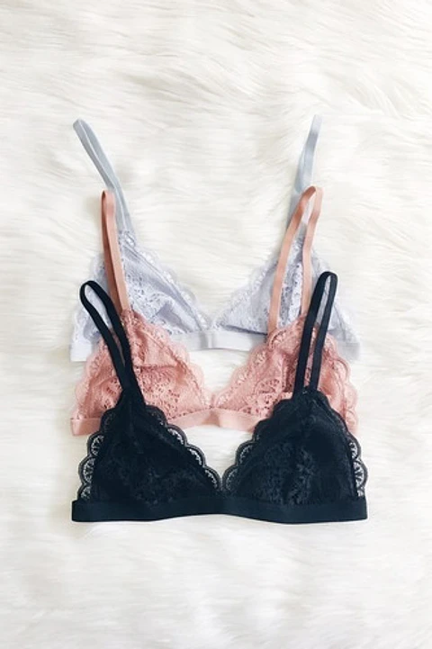 Patrones Moldes Bralette  Corpiño Lenceria Imprimible