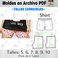 Moldes En Pdf Imprimibles De Ropa Short Talles Especiales - Miniatura 1