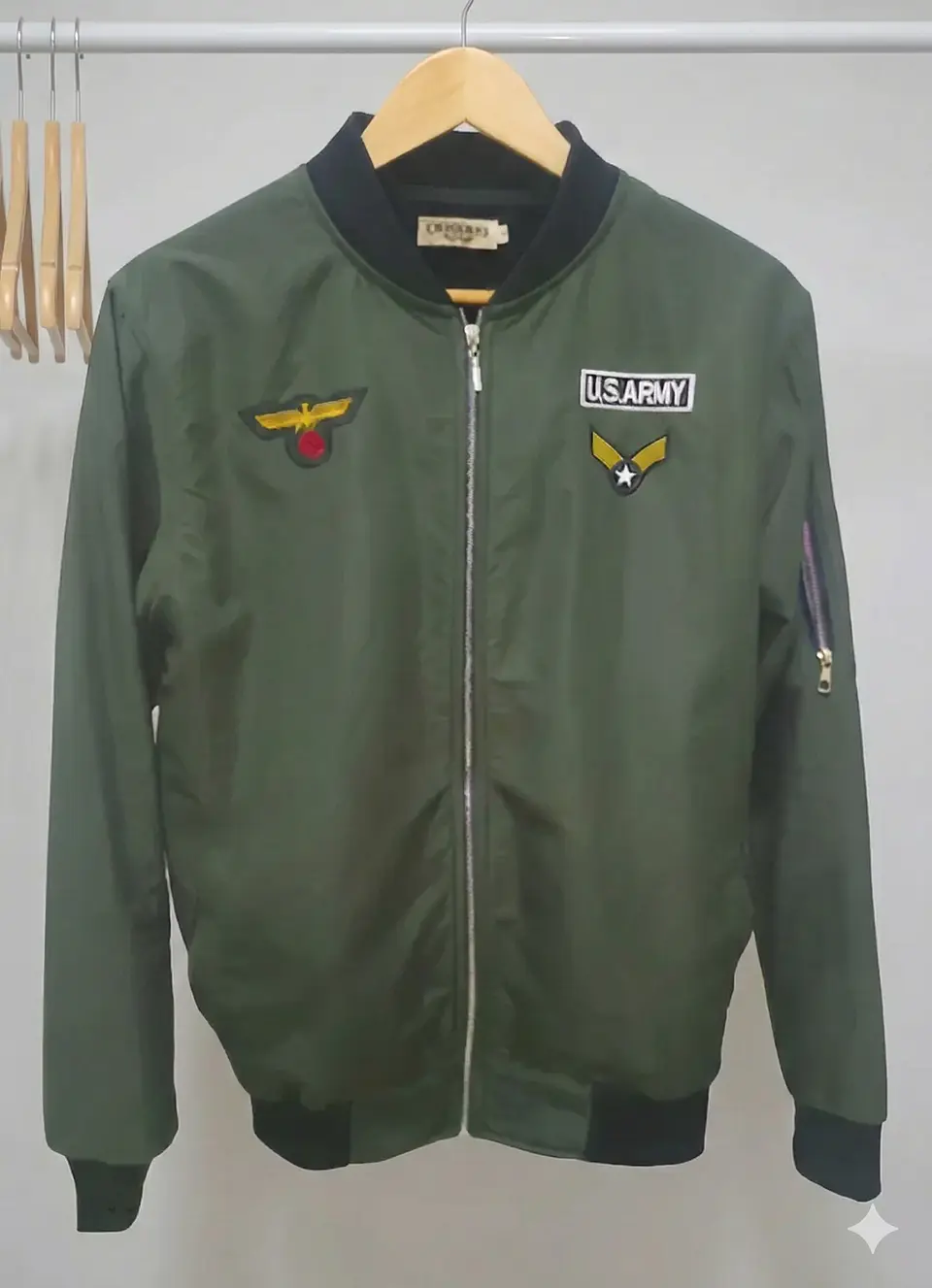 Molde Digital Campera Bomber Hombre Pack Talles S Al Xxl 2