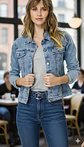 Molde Digital Chaqueta/campera Corte Jean, Talles S Al Xxl - Miniatura 1