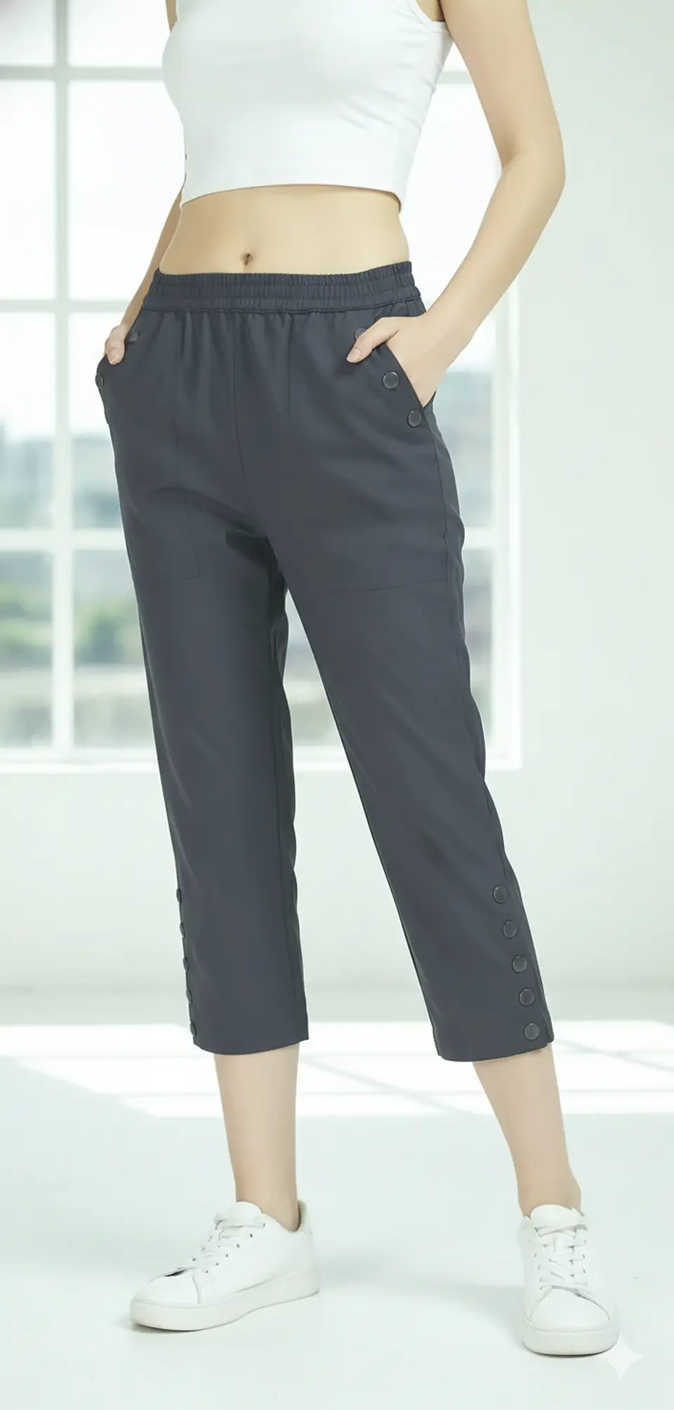Molde Digital Pantalon Capri Tela Plana, Pack Talles S A Xxl 1
