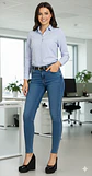 Molde Digital Pantalon Jean Elastizado Patron Pack 5 Talles! - Miniatura 1