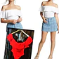 Molde Digital Malla Body Con Volado Escote Pack 5 Talles! - Miniatura 3