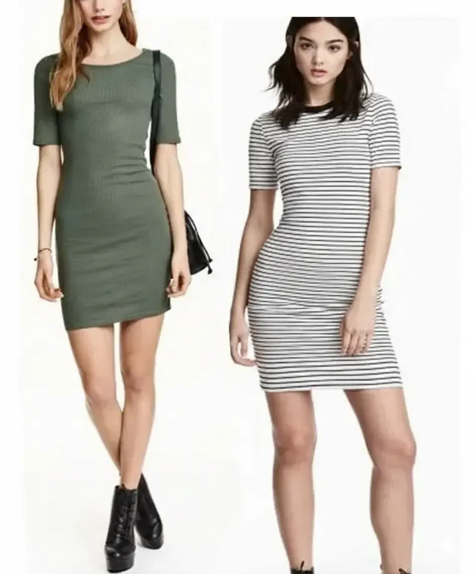 Molde Digital Vestido Corto Cuello Redondo Pack 5 Talles! 1