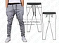 Molde Patron Imprimible Jogging Chupin Hombre Talle S Al 2xl - Miniatura 1